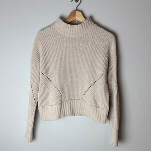 Women’s Cropped Turtleneck Sweater Small